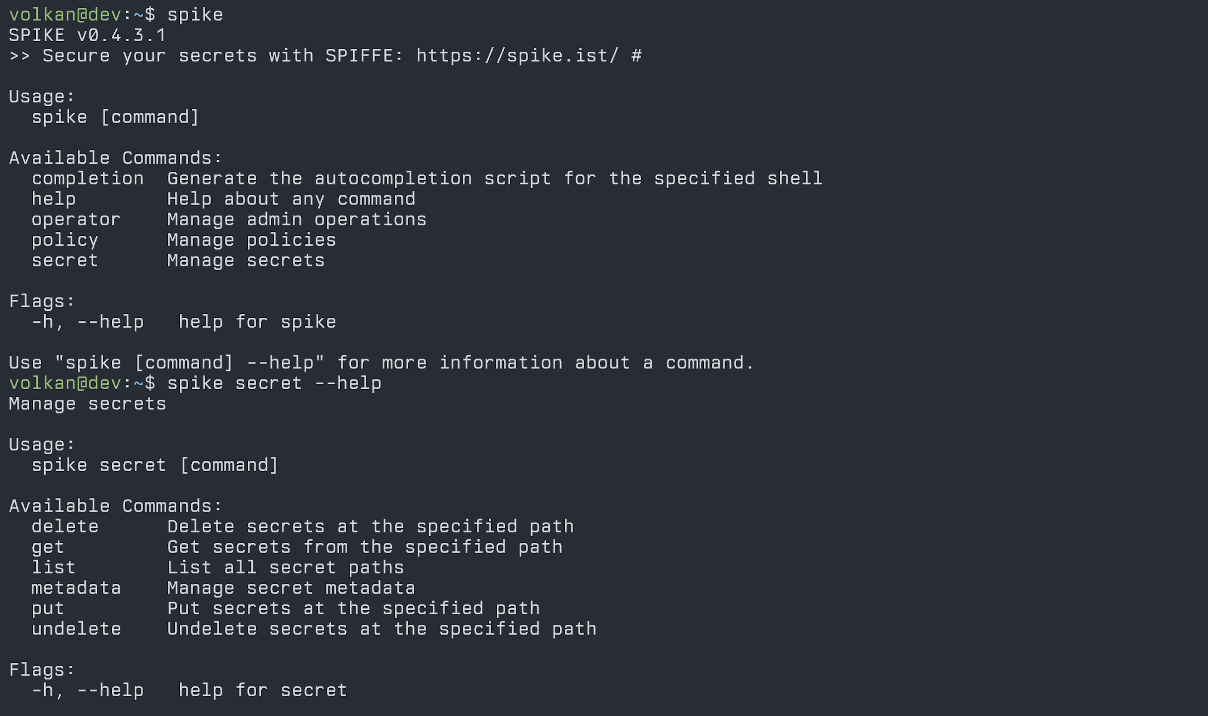 SPIKE Screenshot